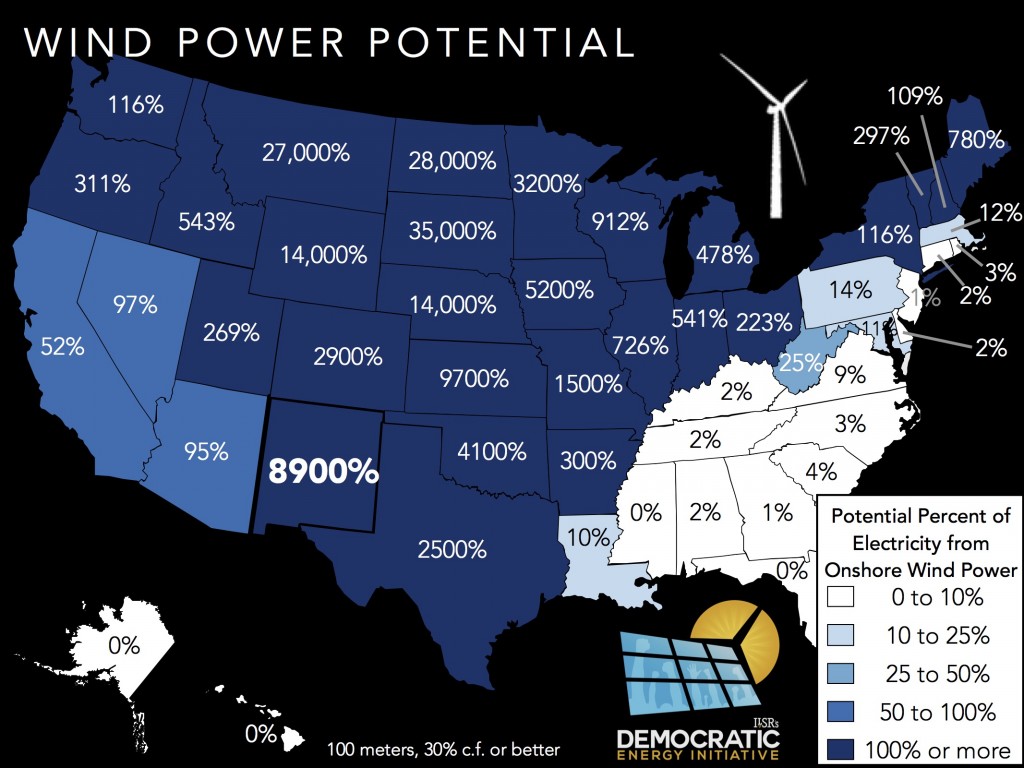 wind power potential NM ILSR