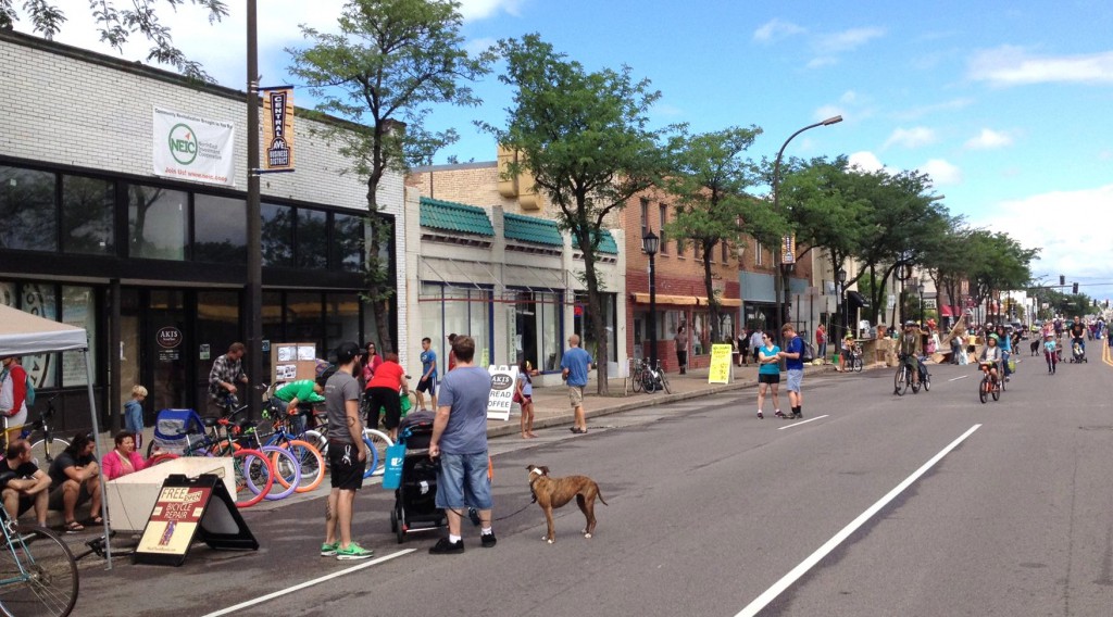Photo: Open Streets in northeast Minneapolis.