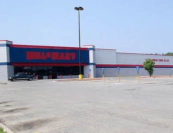 Photo: Empty Walmart.