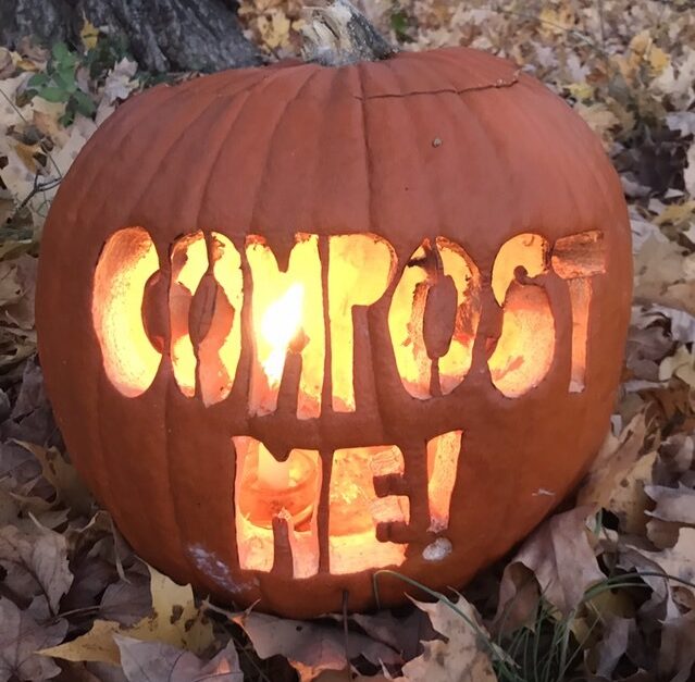 How To Create A Great Compost Pile From Fall Decorations!